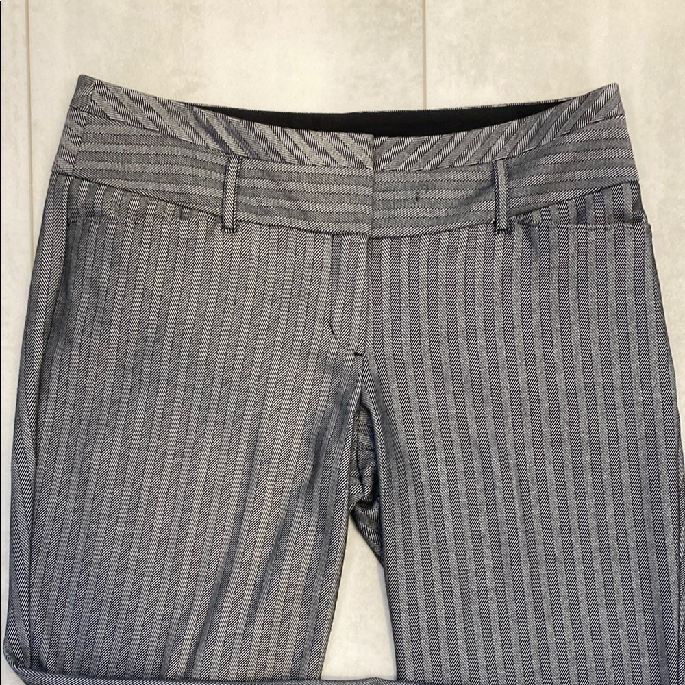 Express Gray Pinstripe Dress Pants - Picture 2 of 10